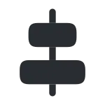 Align Vertically SVG Icon